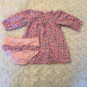 NWOT Magnetic Me Pink Floral Baby Girl Dress and Bloomers
